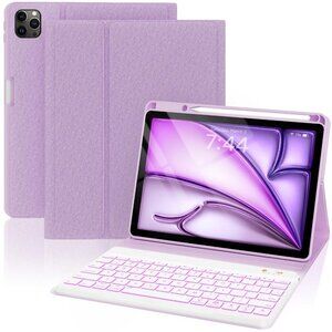 Wireless Keyboard Case for iPad Air & Pro 11" –  7-Color Backlit Keys New in Box